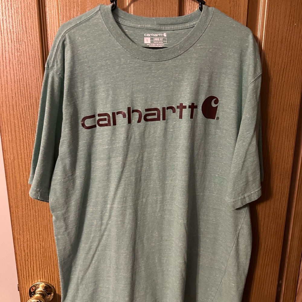 Carhartt Men's Mint Green Short Sleeve Tee